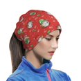 thumbnail image 6 of Neck Gaiter Face Cover Scarf, merry Christmas gnome Soft Face Sun Mask Cover Scarf Headband Cooling Sweat Absorbing Bandanas Hiking Cycling Running, 6 of 7