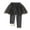 Gray, variant on Zwiiyzr Little Girls Winter Warm Fleece Lined Footless Leggings Pants with Lace Ruffle Tutu Skirt Elastic Cotton Pants 2-9T Black