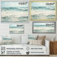 thumbnail image 4 of Designart "Minimalistic Horizon Of The Waves I" Coastal Ocean Wall Art Prints, 4 of 7