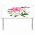 thumbnail image 3 of Watercolor Flower Headboard, Vintage Peony Painting Botanical Spring Garden Flower Nature Theme, Upholstered Decorative Metal Bed Headboard with Memory Foam, Full Size, Pink White Green, by Ambesonne, 3 of 4