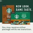 thumbnail image 2 of Starbucks Decaf House Blend, Medium Roast K-Cup Coffee Pods, 100% Arabica, 22 Ct, 2 of 12