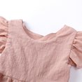 thumbnail image 4 of WIBACKER 9M-6T Baby Girl Cotton Linen Summer Casual Dress Toddler Kids Sleeveless Tie Back Sundress, 4 of 9