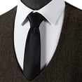 thumbnail image 5 of Tank Tops Men, Men's Vintage Slim Fit Double-Breasted Solid Suit Vest, 5 of 6