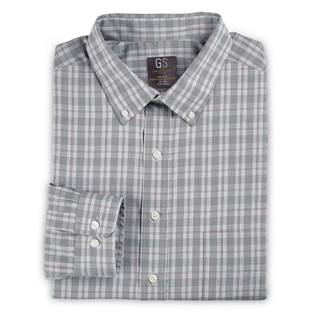 Men's Big & Tall Gold Series Plaid Dress Shirt