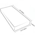 thumbnail image 3 of PU Waterproof Leather Cushion Cover Seat Coat Patio Couch Loveseat Sofa Slipcover Stretch Slipcover for Settee Arm - 3 Seat, 3 of 8