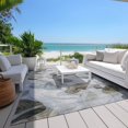 thumbnail image 3 of Dalyn Rugs Machine Washable Indoor/Outdoor Chantille Sky 10' x 14' Rug, 3 of 9