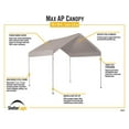 thumbnail image 4 of ShelterLogic MaxAP 10 x 10 x 10 ft White Compact Canopy, 4 of 9
