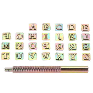 Wholesale Metal Finishing Stamping Kit With Capital Letter Stamps