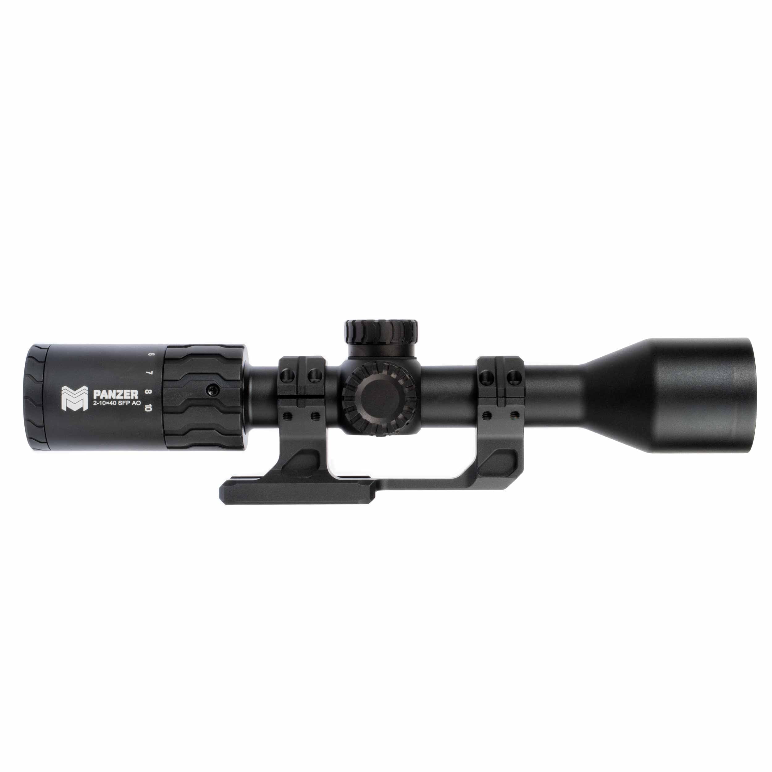 Monstrum Panzer 2-10x40 Scope with Offset Scope Mount | FMR1 Reticle