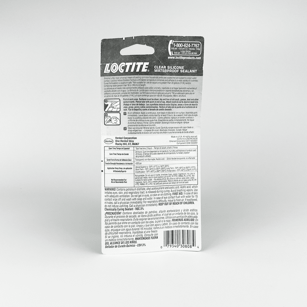 Loctite® Silicone Adhesive Sealant - Clear, 2.7 fl oz - Pay Less