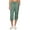 Sea Green, variant on RBX Active Women's Casual Lightweight Capri Pants for Women With Pockets, Sea Ocean Green Size Large