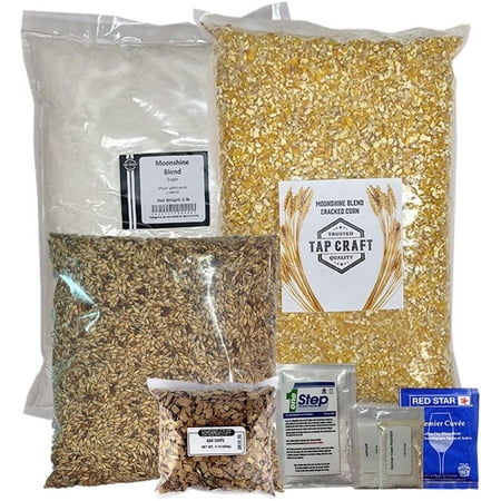 Homebrewstuff Bourbon Whiskey Making Recipe and Ingredient Kit (5 Gallon Mash & Ferment)