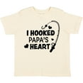 thumbnail image 3 of Inktastic I Hooked Papa's Heart with Fishing Rod Boys or Girls Toddler T-Shirt, 3 of 5