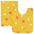 thumbnail image 7 of Yayeee Bath Rugs for Bathroom Floor Set of 2 Non Slip Fluffy Soft Absorbent Mat, White Stars, 7 of 7