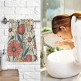 thumbnail image 7 of SKYSONIC Towels Set of 2 Vintage Flowers Print for Bathroom Kitchen Travel 16×28 inch, Cotton Bath Towels Lightweight Quickdry for Bathroom Ktichen Travel SPA Gym, 7 of 7