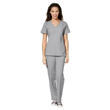 

WonderWink Scrubs Set W123 Women s V-Neck Top & Cargo Pant