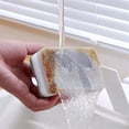 thumbnail image 4 of 5 PCS Cleaning Sponges Dishwashing Sponge Kitchen Washing Wipe Dish Clean Brush, 4 of 11