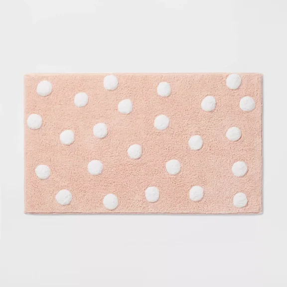 Polka Dot Kids' Bath Rug