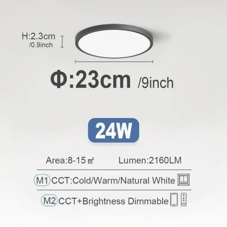 

DJNIRUI Modern chic and ultrathin smart ceiling lamp - Luxurious and sophisticated elegant lighting fixture for bedroom living room kitchen and hallway - Elegant lustre lights for ch