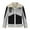 Gray, variant on IROINNID Men's Shearling Turndown Lapel Long Sleeve Color Block Loose Jacket Stand Collar Motorcycle Fur Jacket Outwear & Jackets