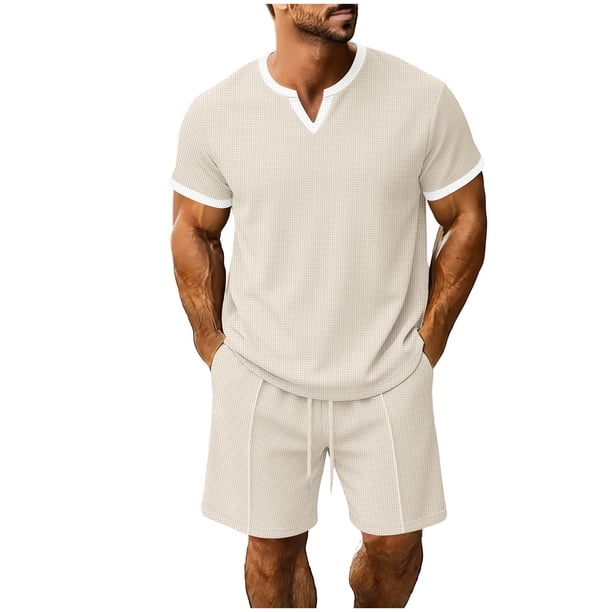 Capas de Base de los Hombres de Color Sólido de Manga Larga Cuello Redondo Elástico Desgaste de Fitness, Ciclismo Al Aire Libre para la Comodidad Diaria