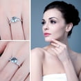 thumbnail image 3 of Jewelrypalace Gemstone Ring 925 Sterling Silver For Woman, Sky Blue Topaz Ring for Her, Jewellery Gifts, 3 of 6