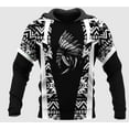 thumbnail image 1 of 3d Digital Printing Men's Sweatshirt Black And White Pattern Men's Clothing, 1 of 5