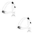 thumbnail image 2 of Soidarity 1 Juego de Mini faros delanteros portátiles ajustables, linternas Led alimentadas por batería, accesorios de pesca al aire libre, Blanco 2piezas, 2 of 6