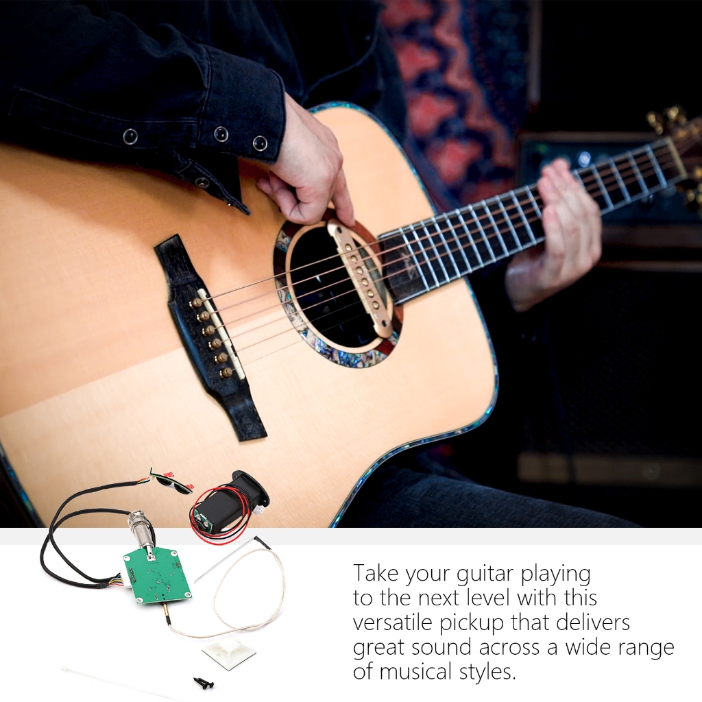 Yokua Acoustic Guitar Preamp System Guitar Part Piezo Pickup Guitar Pickup