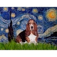 thumbnail image 2 of CafePress - Starry / Basset Hound Throw Blanket - Soft Fleece Throw Blanket, 50"x60" for All Ages, 2 of 2
