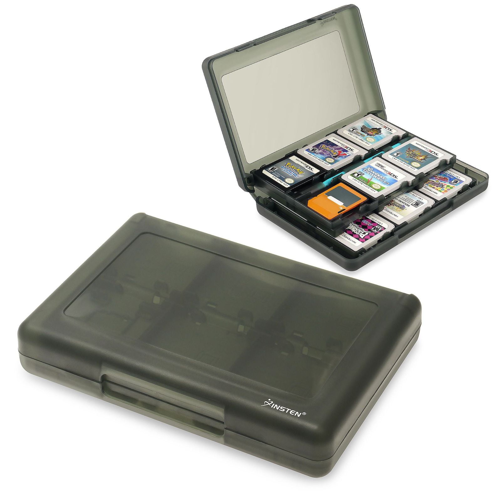 24-in-1 Game Card Case for Nintendo NEW 3DS / 3DS / DSi / DSi DSi LL / 3DS XL LL / DS / DS Lite NDS Game Storage Holder Smoke - Walmart.com
