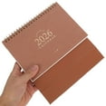 thumbnail image 5 of OUNONA Khaki 2026 Standing Flip Desk Calendar for Office Daily Scheduling, 5 of 6