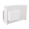 thumbnail image 3 of Soporte para cuchillos de cocina, bloque de cuchillos blanco, montaje en pared, gran capacidad, almacenamiento, escurridor, con soporte magnético para palillos., 3 of 14