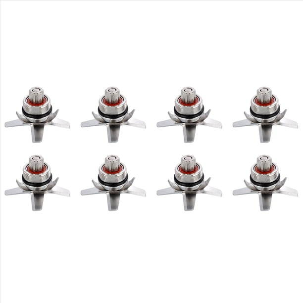 8X 767 Acero Inoxidable Endurecido Seis para Mezclar y Cortar para TWK Cuchillo de 767 Hojas para Licuadora Pieza de Licuadora