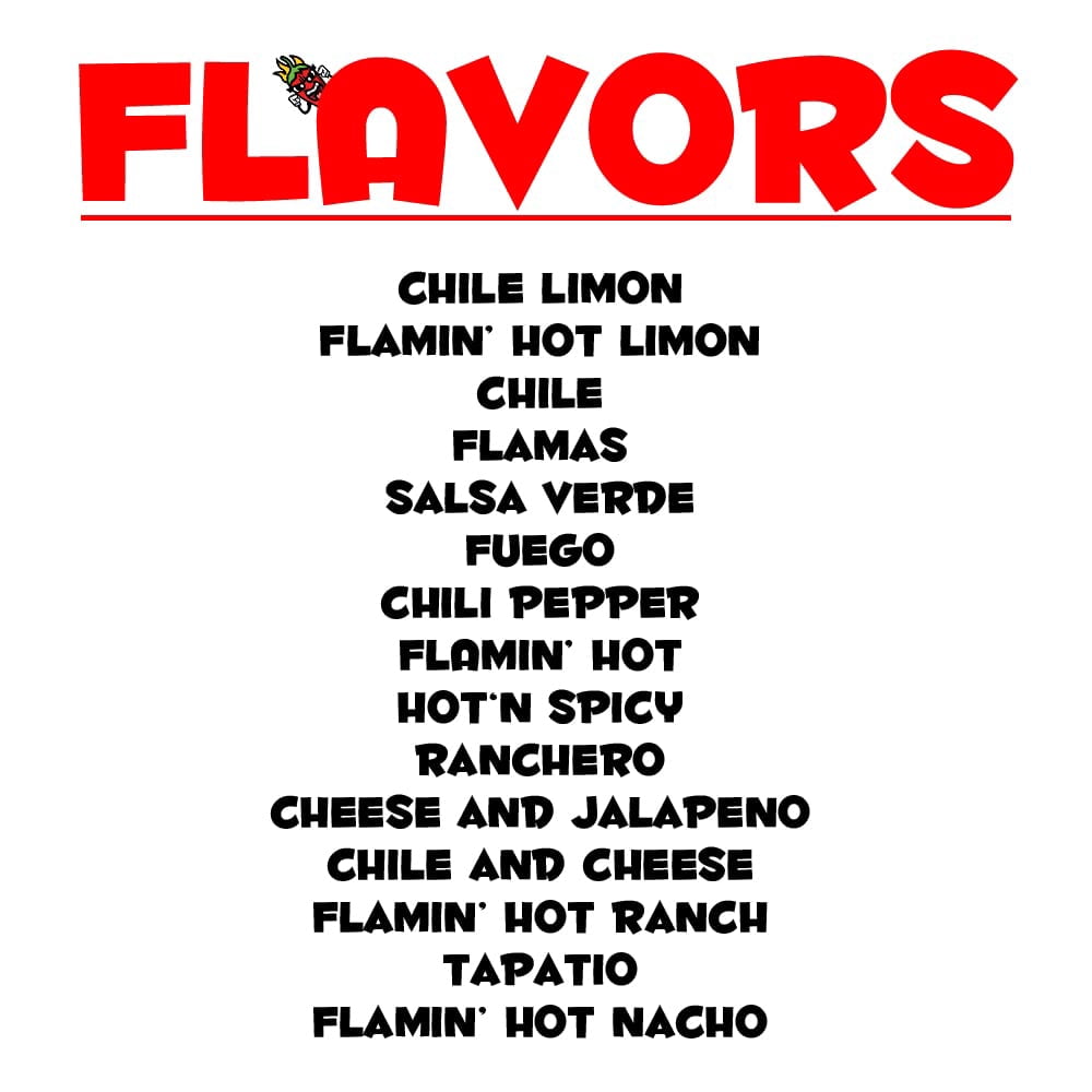Chili Treats Spicy Flamin' Hot Fiery Chili Mystery Box of Chips Bundle Care Package Sampler Assortment Filled with 25 Bags of the Best Spicy Chips