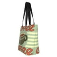 thumbnail image 2 of Kll Tote Bag For Women Retro Cover For Coffee Print Shopping Grocery Reusable Bags For Office School Shopping Travel, 2 of 7