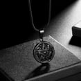 thumbnail image 4 of Jewmon Celtic Knot Pentagram Necklace Crecent Moon Pendant Chain Wiccan Jewelry Gift for Men Women, 4 of 7