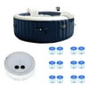 Intex PureSpa 4 Person Hot Tub with LED Light and 12 Type S1 Filter Cartridges