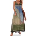 thumbnail image 1 of Póster turístico del parque nacional Zion vintage Vestido sin mangas Vestido vintage Vestidos de gala, 1 of 7