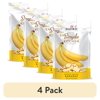 (4 pack) Simple Kitchen Freeze-Dried Sliced Bananas, 1.6 oz
