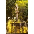 thumbnail image 2 of Perry, William 17x24 Gold Ornate Wood Framed with Double Matting Museum Art Print Titled - Zocalo Plaza-Puebla-Mexico Fountain built in 1777, 2 of 4