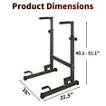 thumbnail image 3 of Kselythan Pull Up Bar,Dip Bar Power Tower Workout Dip Station Height Adjustable,Free Standing Chin Up Bar Multi-Function Fitness Training Equipment For Gym Home Office 300LBS, 3 of 7