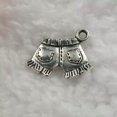 thumbnail image 4 of HOOUN 288 pcs tibet silver shorts charms 12x12mm B107, 4 of 4