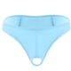 thumbnail image 2 of Gibobby Conjunto de lencería de encaje Calzoncillos Ropa interior Tanga Tanga Agujero frontal Micro Lencería para hombre Bikini Íntimos(Azul claro Talla única), 2 of 3