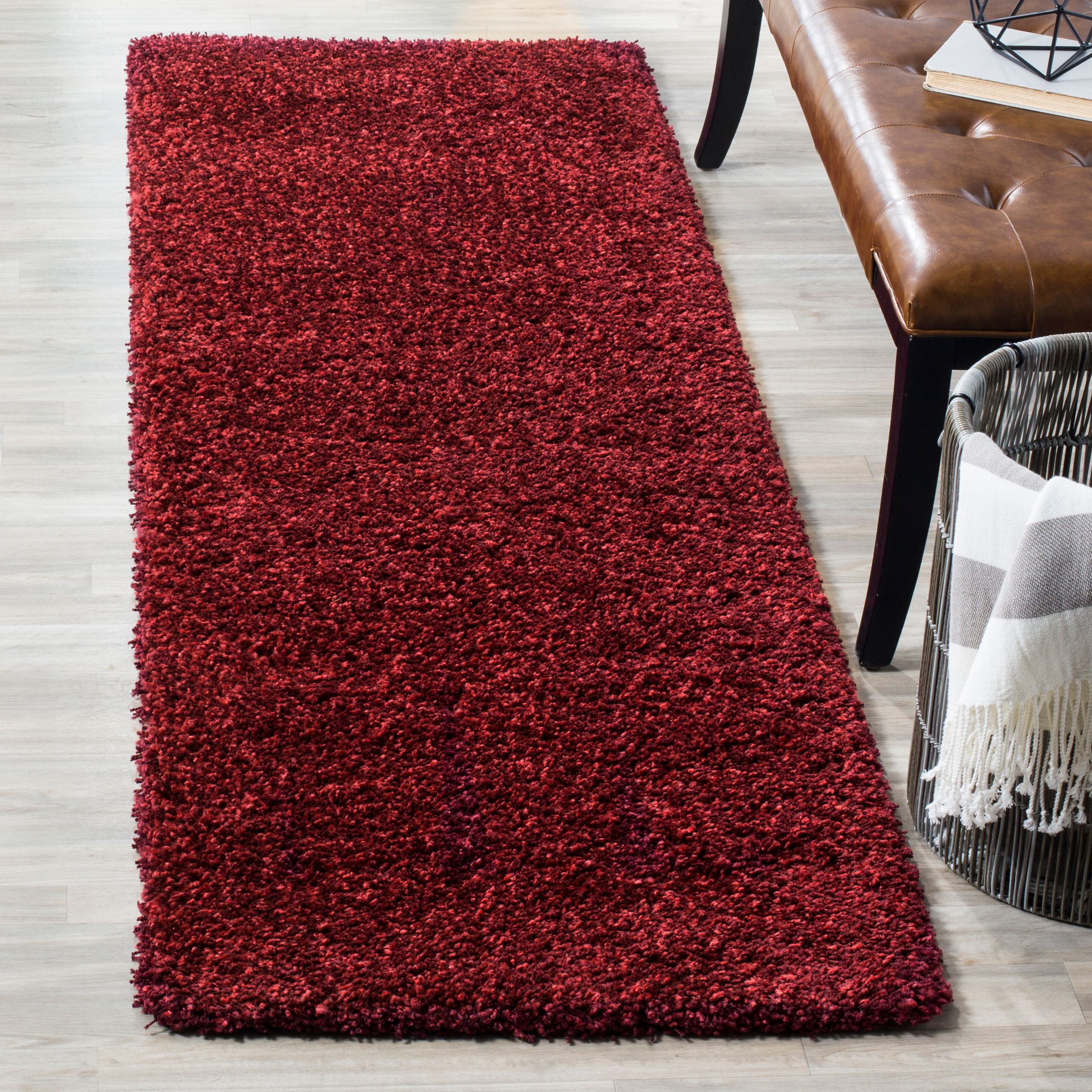 Safavieh California Solid Plush Shag Area Rug or Runner