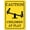 Warning Sign 4, variant on Caution Children at Play Warning Sign, 8"x12" Fence Decorative Outdoor, Aluminum Notice for Yard Home Outdoor Property