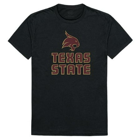 Texas Christian University Athletics - Texas State University Boko the Bobcat Freshman Tee T-Shirt Black XL