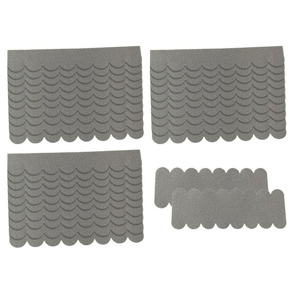 Abbracc Felt Sheet Cut and Sew Dollhouse Miniature Roofing for Kids DIY Sewing Craft Grey