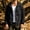 Black, variant on Men’s Color Block Hooded Wind Jacket, Contrast Panel Multi Pocket Zip Up Outerwear, Lightweight Long Sleeve Drawstring Coat For Hiking & Daily Outdoor Excursions Black XXXL