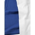 thumbnail image 3 of Hat and Beyond Men's 3/4 Sleeves Raglan Cotton Baseball Jersey T-Shirt, 3 of 6